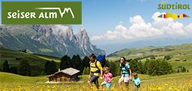 Familienabenteuer auf der Seiser Alm Familienabenteuer auf der Seiser Alm