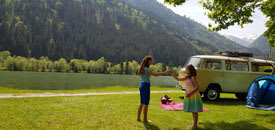 Camping in den Bergen Camping in den Bergen